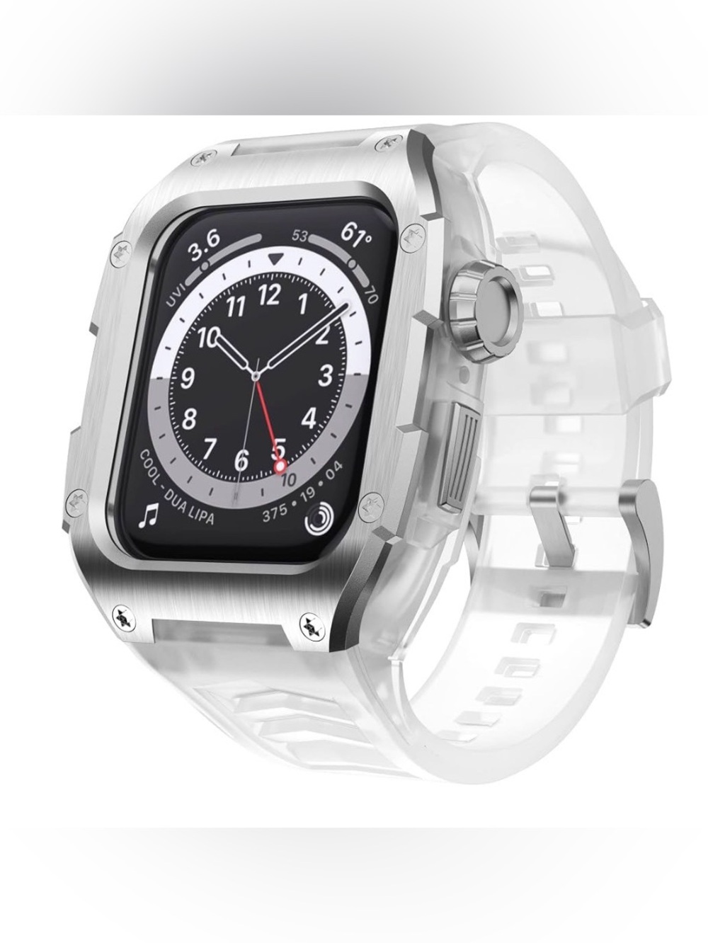 Gelishi, NIB, Unisex, Clear,TPU,Band for Apple Smartwatch